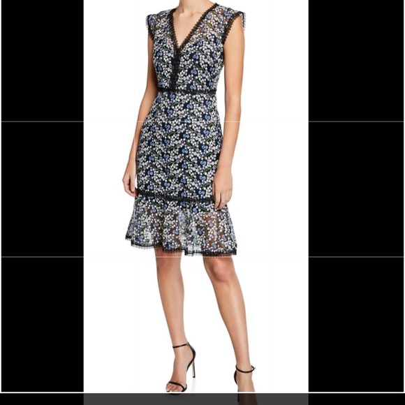 Elie Tahari Florance Dress in Fresh Pearl - Picture 2 of 16